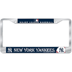 New York Yankees MLB Chrome License Plate Frame