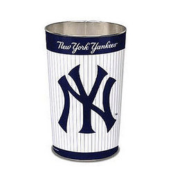 New York Yankees MLB Tapered Wastebasket (15"" Height)