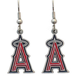 MLB Dangle Earrings - LA Angels of Anaheim