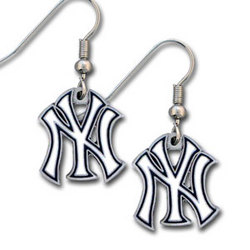 MLB Dangle Earrings - New York Yankees