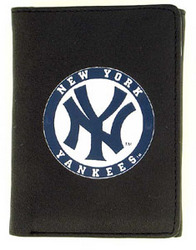 Embossed MLB Tri-fold Wallet  - New York Yankees