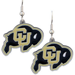 College Dangle Earrings - Colorado Buffaloes
