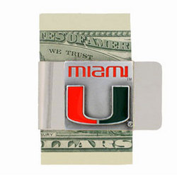Large Money Clip - Miami Hurricanes
