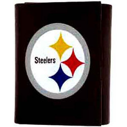 NFL Leather/Nylon Trifold - Pittsburgh Steelers