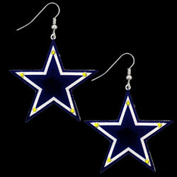 NFL Flashing Earrings - Dallas Cowboys