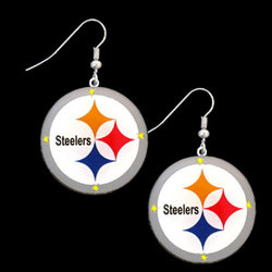 NFL Flashing Earrings - Pittsburgh Steelers