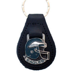 Philadelphia Eagles Small Leather Key Ring