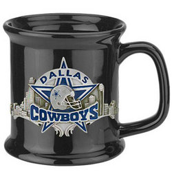 NFL Coffee Mug - Pewter Logo Dallas Cowboys