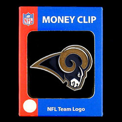 Large NFL Logo Money Clip - St. Louis Rams
