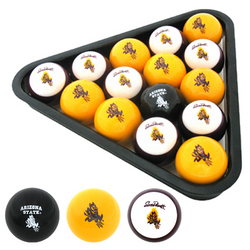 Arizona State Sun Devils Officially Licensed Billiard Balls by Frenzy Sports