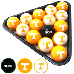 Tennessee Volunteers Officially Licensed Billiard Balls by Frenzy Sports