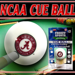 Alabama Crimson Tide Officially Licensed Billiards Cue Ball by Frenzy Sports