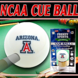 Arizona Wildcats Officially Licensed NCAA Billiards Cue Ball by Frenzy Sports