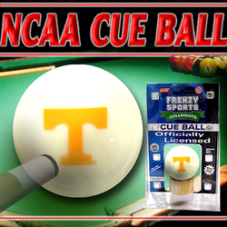Tennessee Volunteers Officially Licensed Billiards Cue Ball by Frenzy Sports