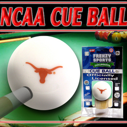 Texas Longhorns Officially Licensed Billiards Cue Ball by Frenzy Sports