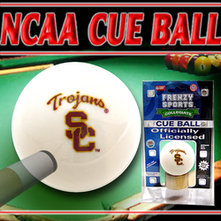 Southern California Trojans Officially Licensed Billiards Cue Ball by Frenzy Sports