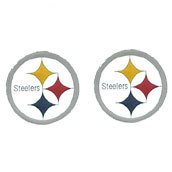 Studded NFL Earrings - Pittsburgh Steelers