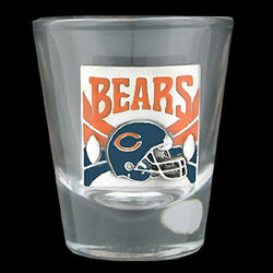 Chicago Bears - Round NFL Shot Glass