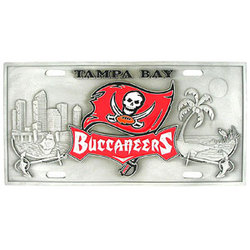 Tampa Bay Buccaneers - 3D NFL License Plate