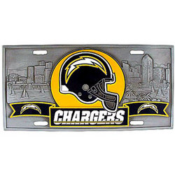 San Diego Chargers - 3D NFL License Plate