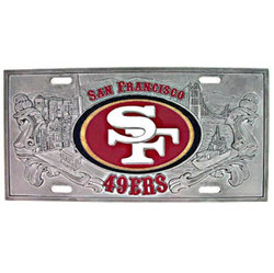 San Francisco 49ERS - 3D NFL License Plate