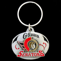 Enameled NHL Key Ring - Ottawa Senators