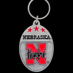 NCAA Team Logo Key Ring - Nebraska Cornhuskers