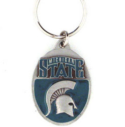 NCAA Team Logo Key Ring - Michigan State Spartans