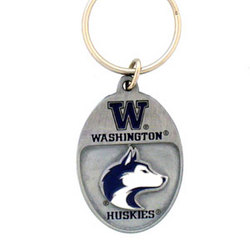 NCAA Team Logo Key Ring - Washington Huskies