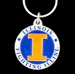 NCAA Team Logo Key Ring - Illinois Fighting Illini