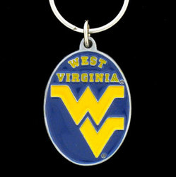 NCAA Team Logo Key Ring - West Virginia Mountaineers