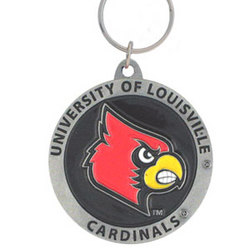 NCAA Team Logo Key Ring - Louisville Cardinals
