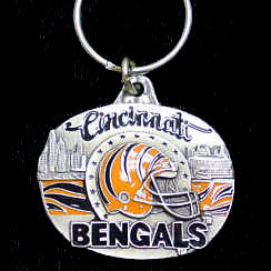 NFL Team Design Key Ring - Cincinnati Bengals