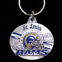 NFL Design Key Ring - St. Louis Rams