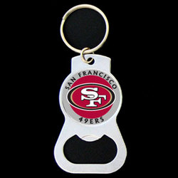 NFL Bottle Opener Key Ring - San Francisco 49ers