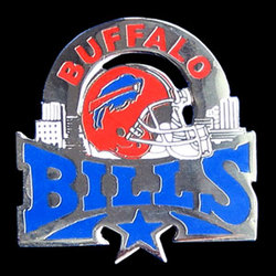 Glossy NFL Team Pin - Buffalo Bills