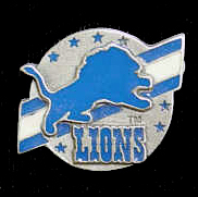 NFL Team Logo Pin - Detroit Lions