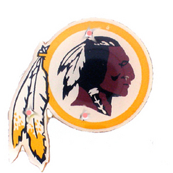 Flashing NFL Pin/Pendant - Washington Redskins