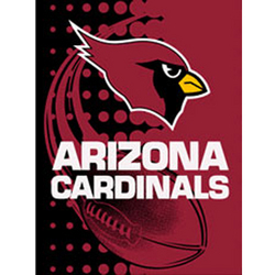Arizona Cardinals Royal Plush Raschel NFL Blanket (Flash Series) by Northwest (60""x80"")
