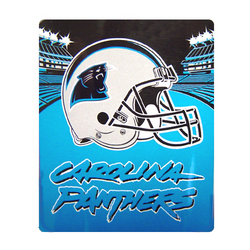 Carolina Panthers Micro-Rascel NFL Throw (Stadium Series) by Northwest (50""x60"")