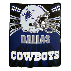 Dallas Cowboys Fleece NFL Blanket (Shadow Series) by Northwest (50""x60"")