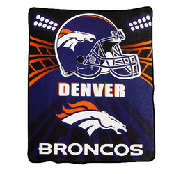 Denver Broncos Fleece NFL Blanket (Shadow Series) by Northwest (50""x60"")