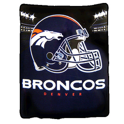 Denver Broncos Micro-Rascel NFL Throw (Stadium Series) by Northwest (50""x60"")