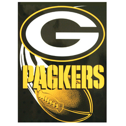 Green Bay Packers Royal Plush Raschel NFL Blanket (Flash Series) by Northwest (60""x80"")
