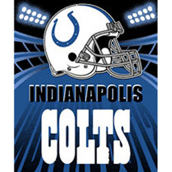 Indianapolis Colts Fleece NFL Blanket (Shadow Series) by Northwest (50""x60"")