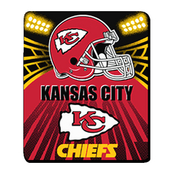 Kansas City Chiefs Fleece NFL Blanket (Shadow Series) by Northwest (50""x60"")