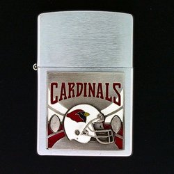 Large Emblem NFL Zippo - Arizona Cardinals