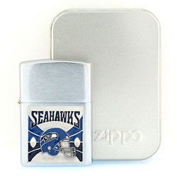 Large Emblem NFL Zippo - Seattle Seahawks