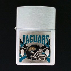 Large Emblem NFL Zippo - Jacksonville Jaguars