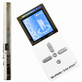 Super Talent 1GB Mega-Plus MP3/FM/Recorder Player (White)